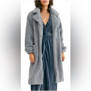 FREE PEOPLE | Cozy Blanket TESSA TEDDY COAT